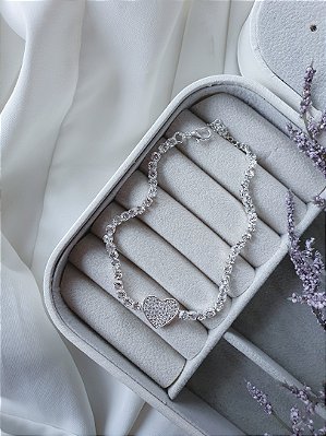 Pulseira riviera ♡ cravejado