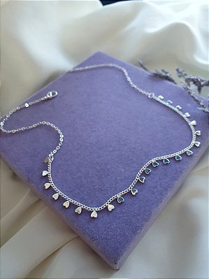 Choker mini corações