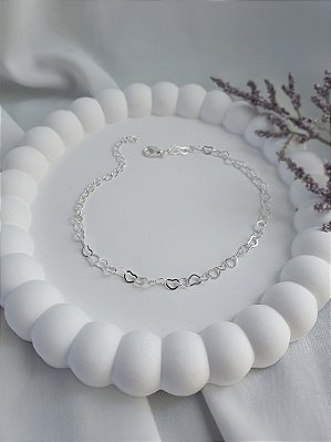 Pulseira elos corações