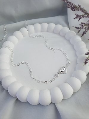 Choker elos corações