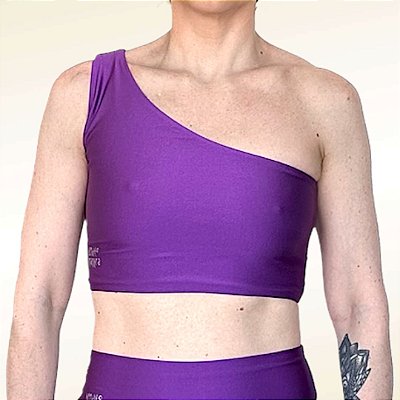 Cropped Fluir Ombro Único