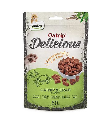 Petisco Natural Para Gatos Catnip Sabor Caranguejo
