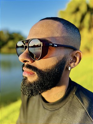 Óculos de Sol Dubai Redondo - Marrom