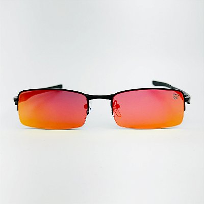 Óculos de Sol Boss - Preto c/ Vermelho Espelhado
