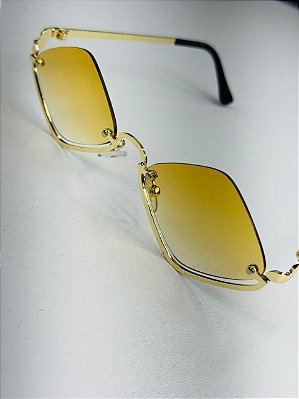 Óculos de Sol - Luxury Elegance dourado/amarelo