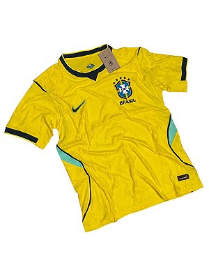 CAMISETA BRASIL TAILANDESA 1.1 -AMARELA MODELO JOGADOR