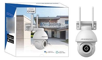 Câmera Externa Inteligente NovaDigital Wifi 360 Noturna