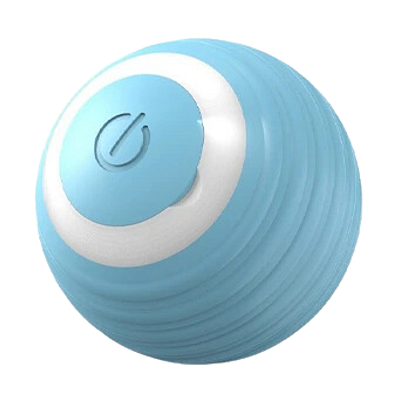 Bola Inteligente Giratória Interativa para Gato Azul USB