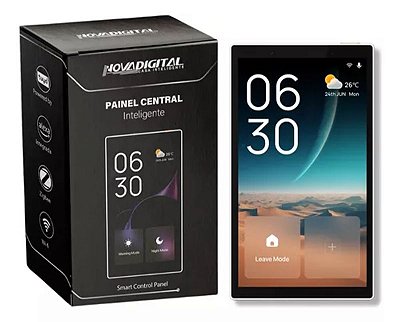 Painel Central Inteligente 4x2 NovaDigital Tuya Zigbee Wifi