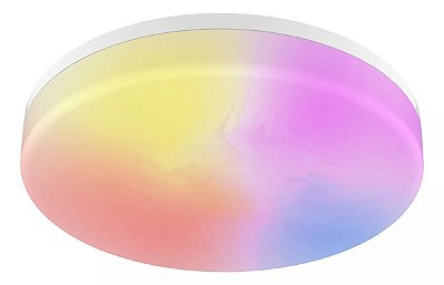 Luminária Plafon Inteligente  Wi-Fi 22W RGB CCTAlexa JWCOM