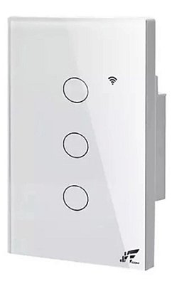 Interruptor Inteligente Wifi RF 433MHz JWCOM 3 Botões 4x2