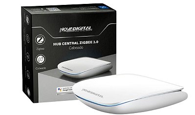 Hub Gateway Zigbee Cabeado Nova Digital LAN Tuya Cabo de Rede