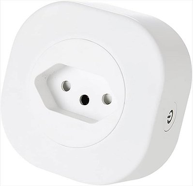 Tomada Inteligente Wi-fI Plugue 10A JWCOM Tuya Alexa Smart
