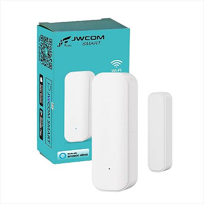 Sensor Abertura de Porta e Janela Wi-Fi Inteligente JWCOM