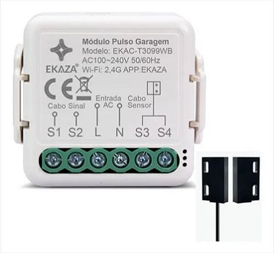 Módulo Mini PuIso Garagem EKAZA Wi-Fi Bluetooth - I8