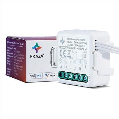 Módulo Mini EKAZA  Wi-Fi e Bluetooth 3 Canais