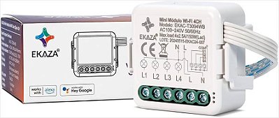 Módulo Mini EKAZA Wi-Fi e Bluetooth 4 Canais
