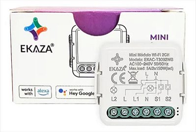 Módulo Mini EKAZA Wi-Fi e Bluetooth 2 Canais