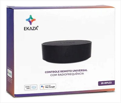 Controle Remoto Universal Inteligente Ekaza IR/RF RF433