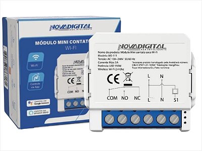 Módulo Mini Inteligente Contato Seco Wi-Fi