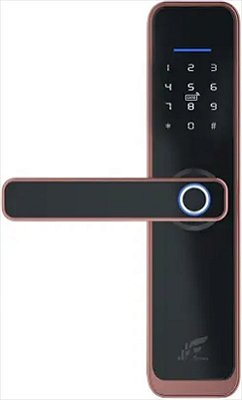 Fechadura Inteligente Digital Biométria Senha Wi-fi  Bronze
