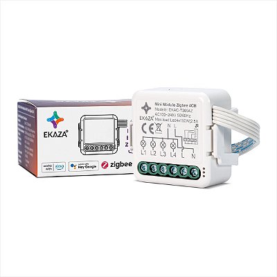 Módulo Mini Inteligente EKAZA Zigbee 4 Canais