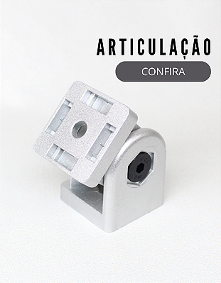 Articulação para Perfil de Aluminio