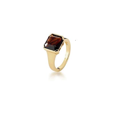Anel de pedra Quartzo Fumê | Amber