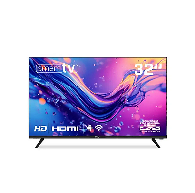 Smart TV HQ 32" HD Android 12 Frameless Slim HQS32NKH