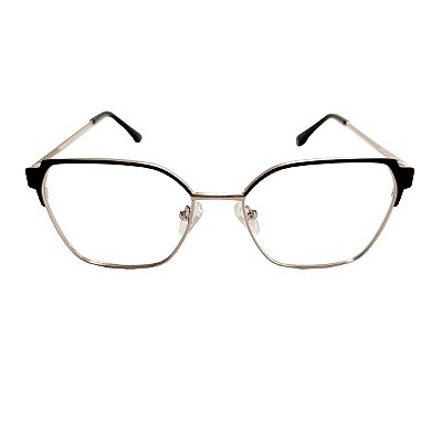 stili clipon quadrado metal preto