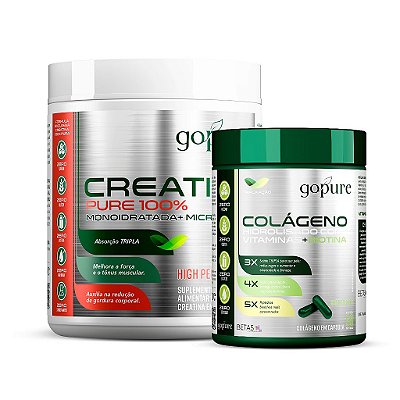 Colageno 60 Capsulas 100% Hidrolisado + CREATINA PURE 100% Monohidratada