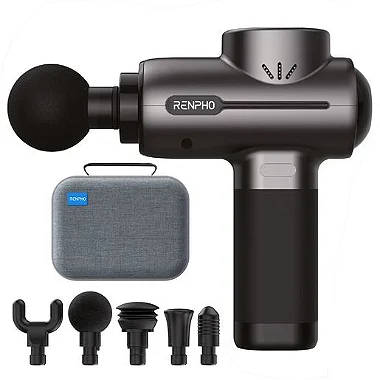 PISTOLA RENPHO MASSAGE ACTIVE - MASSAGEM MUSCULAR POTENTE - PORTÁTIL