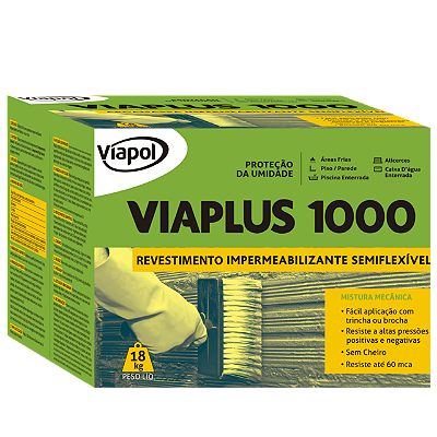 Viaplus 1000 (Caixa 18kg) - VIAPOL