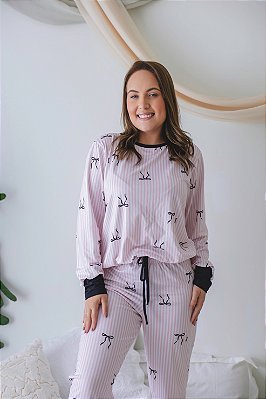 Pijama Feminino Longo Rafa Laço