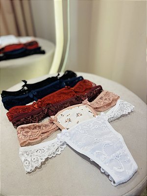 Kit com 3 Fio Acácia em Renda