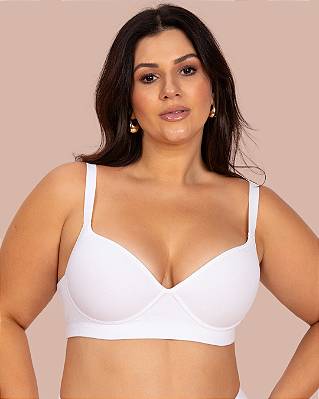 Sutiã em cotton plus size reforçado 234s