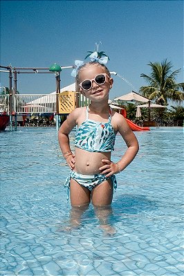 Conjunto Biquíni Malu Infantil - Cancún