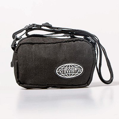 Shoulder Bag Chronic Retangular Cinza e Preto Bolsa Lateral