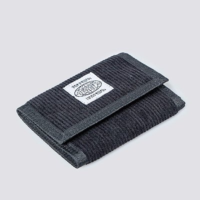 Carteira Chronic Veludo Fecho de Velcro Preto