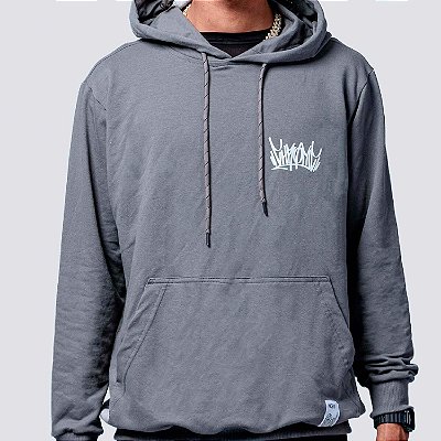 Moletom Chronic Logos Algodão Original - Cinza