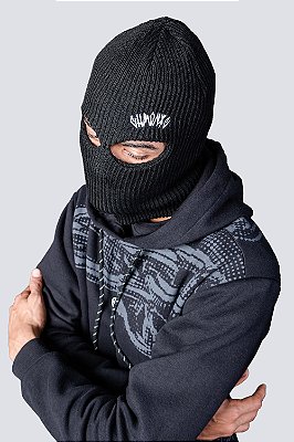 Balaclava Chronic Listrada Touca Proteção Original Preto