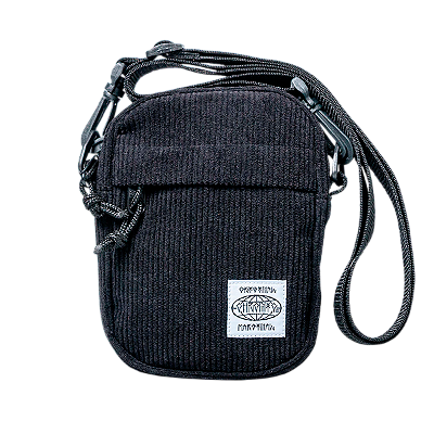 Shoulder Bag Chronic Veludo Bolsa Lateral Preto