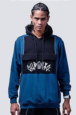 Moletom Chronic Azul C/Preto Bordado Original