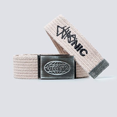 Cinto Chronic Fivela de Metal Tag World Advanced BEGE