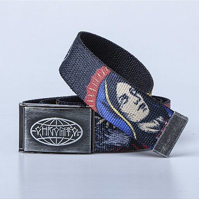 Cinto Chronic Santa Fivela de Metal Tag World Preto