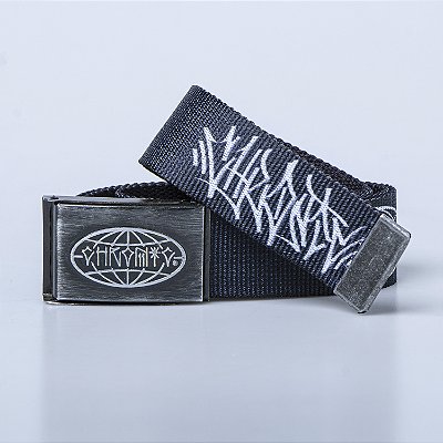 Cinto Chronic Letra Fivela de Metal Tag World Preto