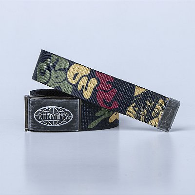 Cinto Bob Marley Chronic One Love Fivela de Metal Tag World
