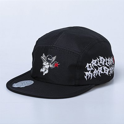 Bone Five Panel Anjo Chronic Aba Flexivel Silk Lateral Preto