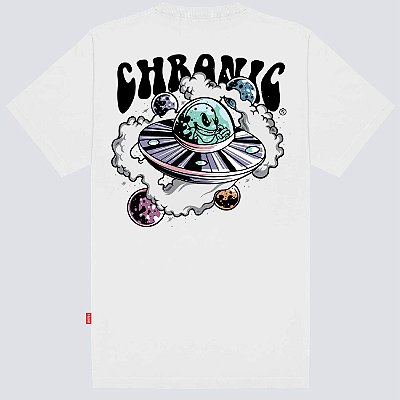 Camiseta Chronic Disco Voador Oversized Preto