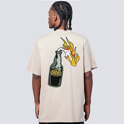 Camiseta Chronic Coquetel Molotov Original Bege